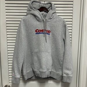 Costco Embroidered Gray Hoodie